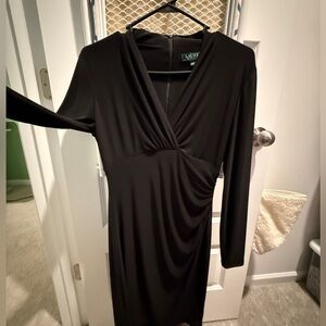 Lauren Ralph Lauren Black Long Sleeve Dress